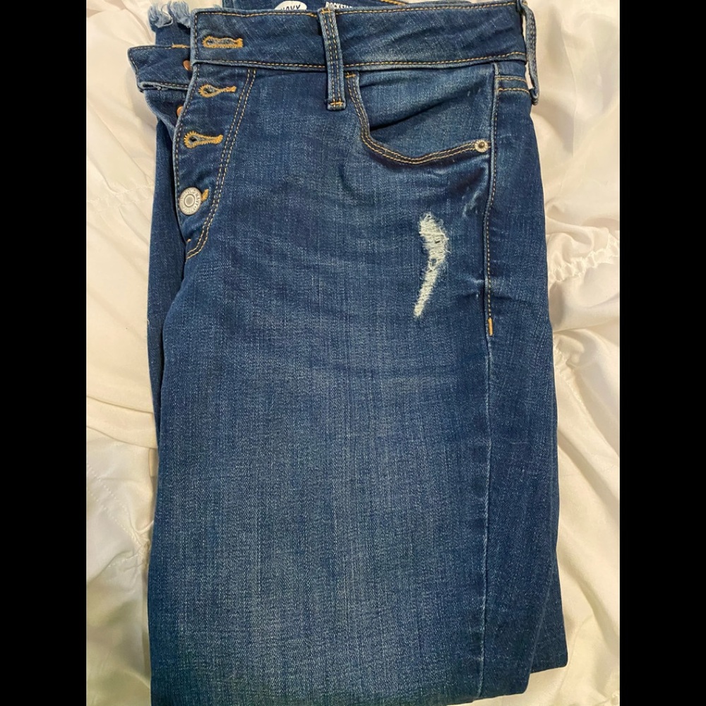 Old Navy Rockstar Super Skinny High Rise Jeans 6